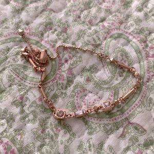 Rose Gold Kendra Scott adjustable bracelet